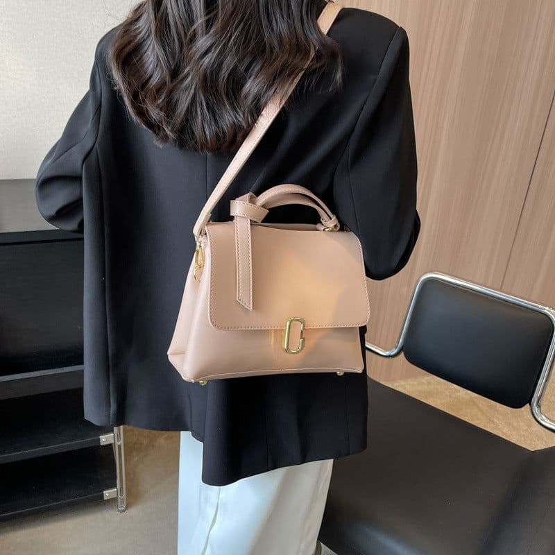 image-Retro Women's Frosted Small Square Bag Casual Shoulder Bag