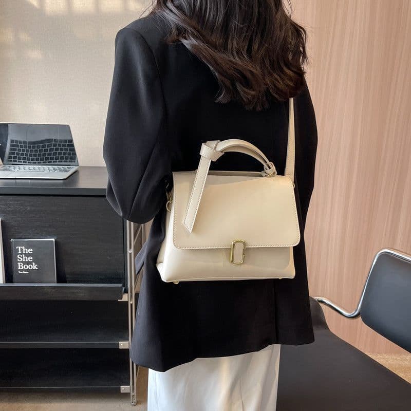 image-Retro Women's Frosted Small Square Bag Casual Shoulder Bag