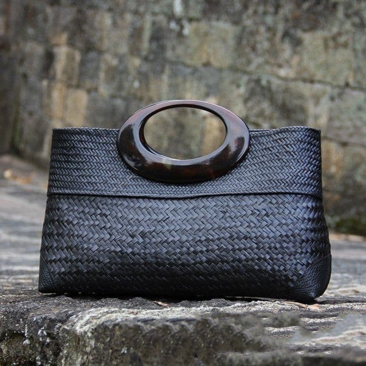 image-New Original Handmade Straw Bag Rattan Women's Handbag