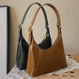 image-All-match Fashion Baguette Women's Shoulder Underarm Bag