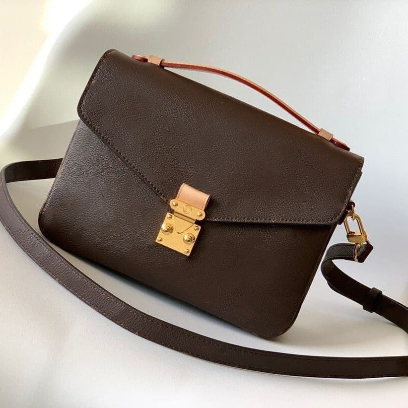 image-Women's Color Matching Messenger All-match Shoulder L Square Bag