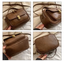 image-All-match Commuting Fashion Portable Small Square Bag