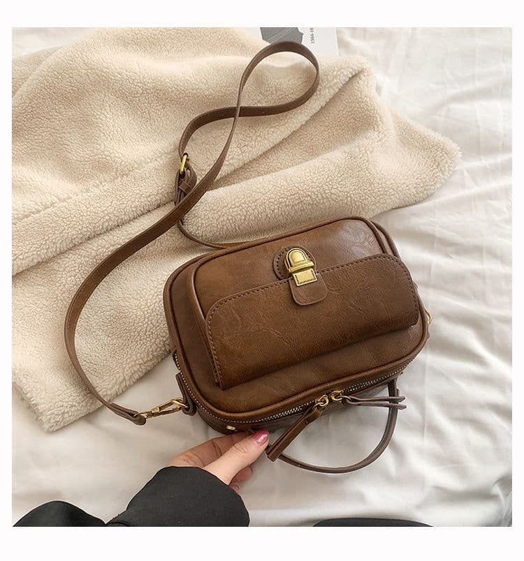 image-All-match Commuting Fashion Portable Small Square Bag