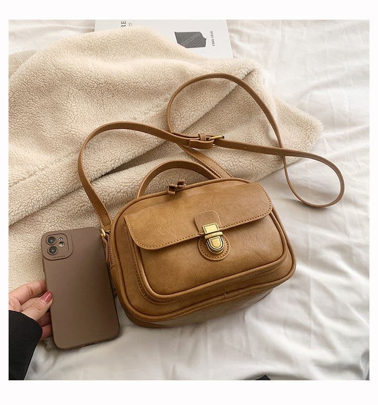 image-All-match Commuting Fashion Portable Small Square Bag