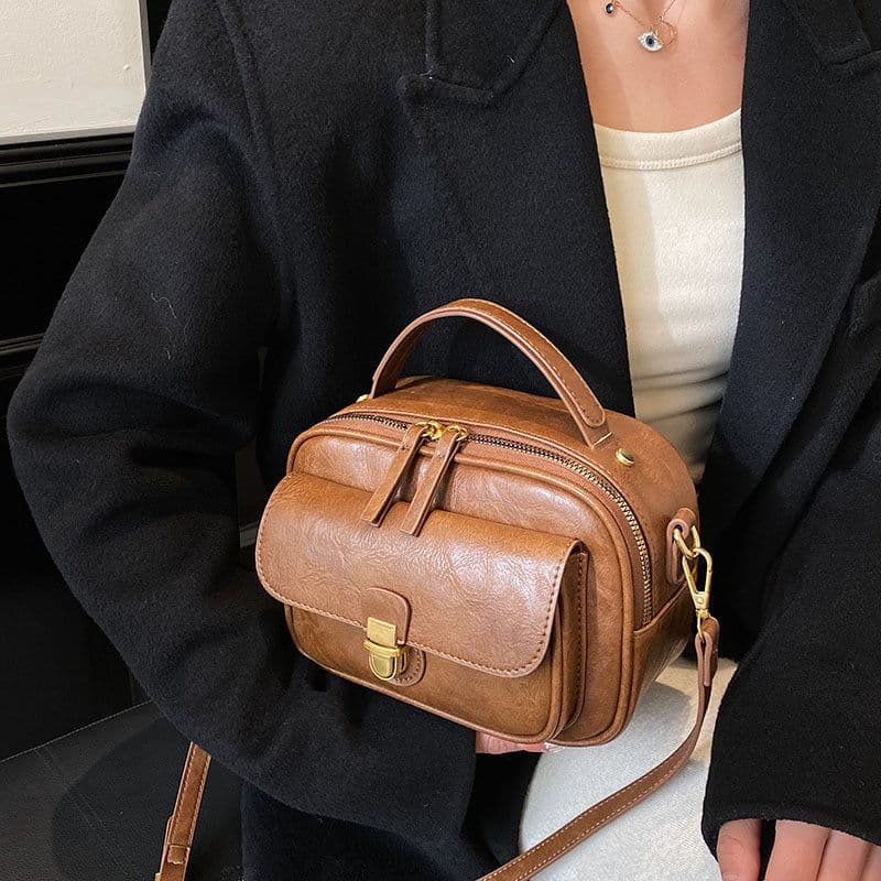 image-All-match Commuting Fashion Portable Small Square Bag