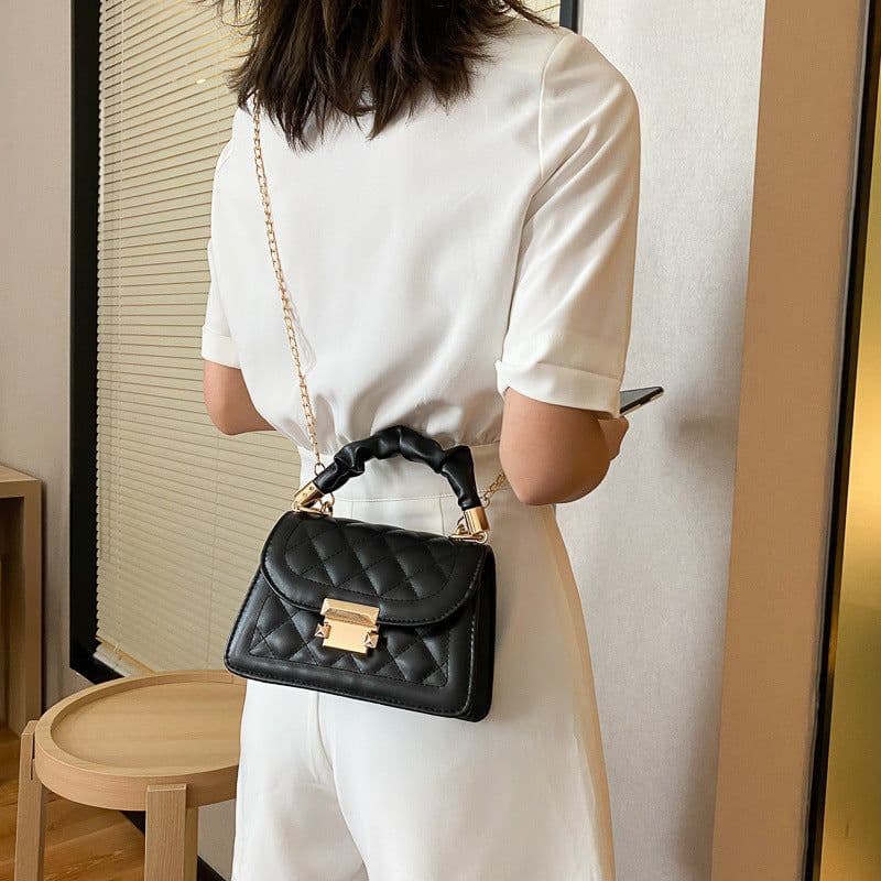 image-Korean Fashion PU Shoulder Messenger Bag
