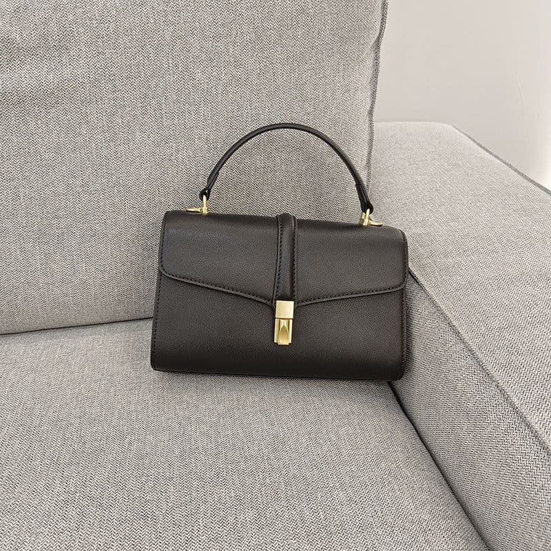 image-Special-interest Design Vintage Cowhide Women's Cross-body Bag