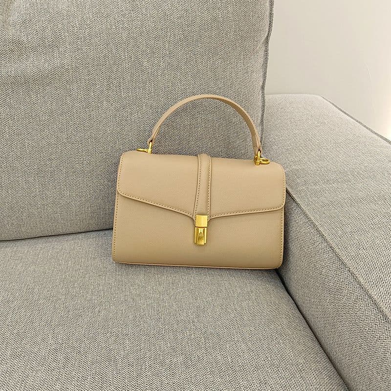 image-Special-interest Design Vintage Cowhide Women's Cross-body Bag