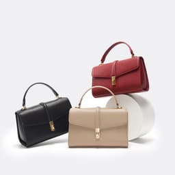 image-Special-interest Design Vintage Cowhide Women's Cross-body Bag