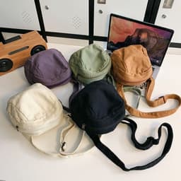 image-New Harajuku Style Ins Girl Washed Canvas Bag