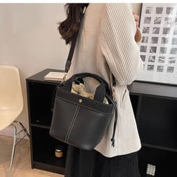 image-Popular All-matching Crossbody Portable Bucket Bag