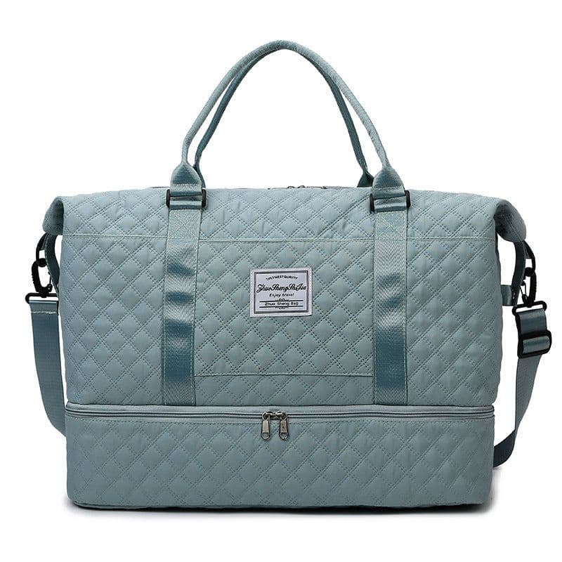 image-Large Capacity Totes Travel Duffle Bags Dry And Wet Separation Fitness Gym Shoulder Bag For Weekender Overnight Essentials Mommy Handbag