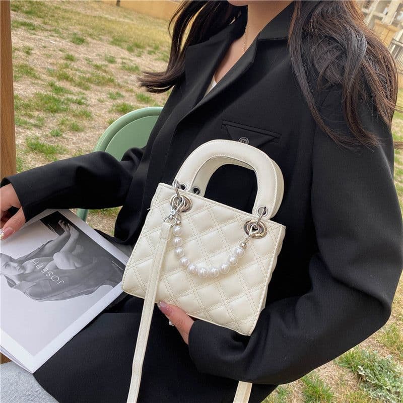 image-All-match Crossbody Fairy Diamond Quilted Handbag