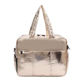 image-Down Handbags Winter Travel Duffle Bag With Shoes Compartment Portable Sports Yoga Gym Fitness Shoulder Bags For Weekender Overnight Tote Women