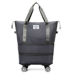 image-New Universal Wheel Travel Bag With Double-layer Dry And Wet Separation Fitness Yoga Shoulser Bags Sports Fitness Large Capacity Handbag Women