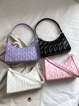 image-Rhombus Women's Shoulder Bag Classic Style All-matching