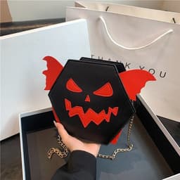 image-Women's Fashion Halloween Pumpkin-shaped Crossbody Shoulder Bag