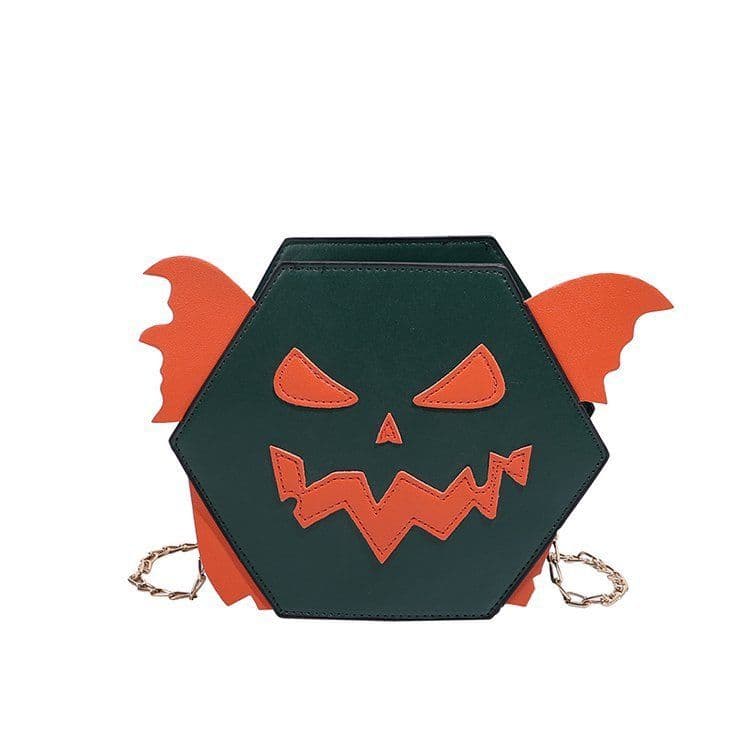 image-Women's Fashion Halloween Pumpkin-shaped Crossbody Shoulder Bag
