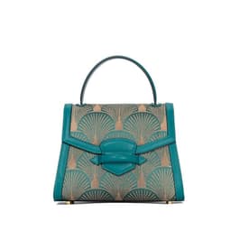image-Women's Embroidered Leather Handbag With Chinese National Style