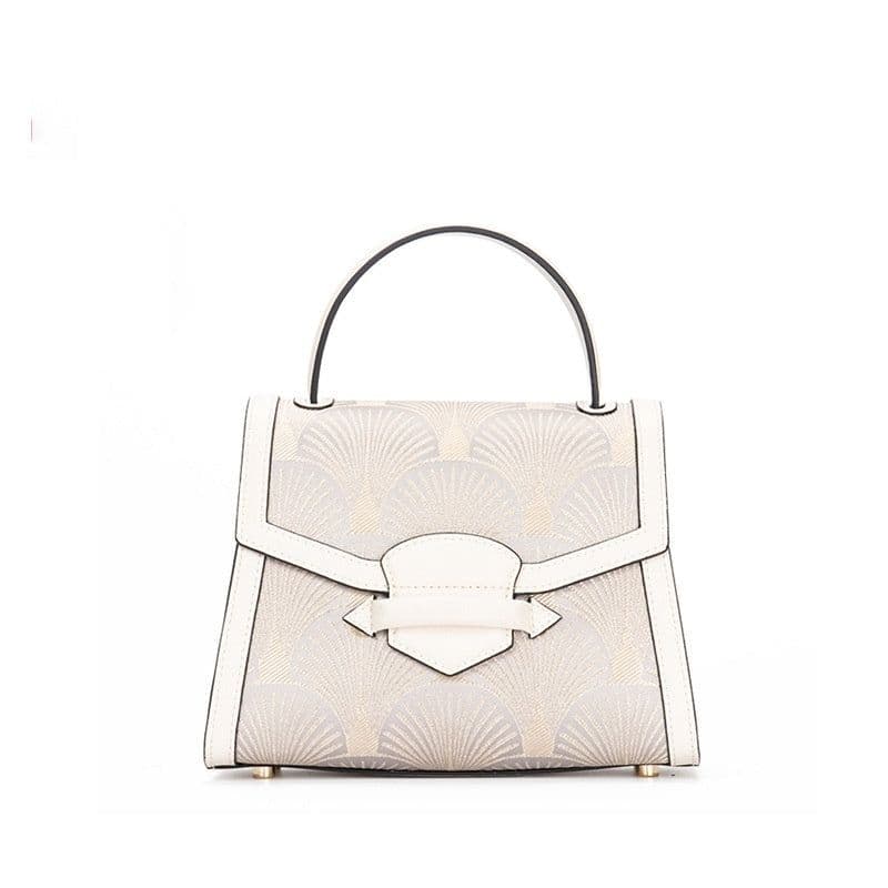 image-Women's Embroidered Leather Handbag With Chinese National Style