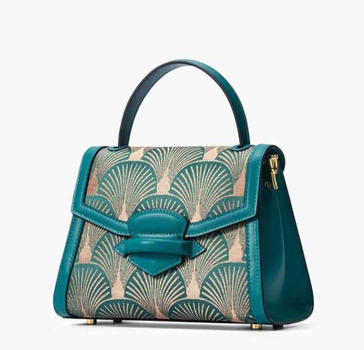 image-Women's Embroidered Leather Handbag With Chinese National Style