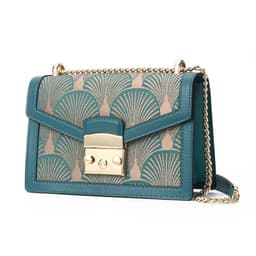image-Women's Fashion Artistic Chinese Style Embroidery Leather Message Bag