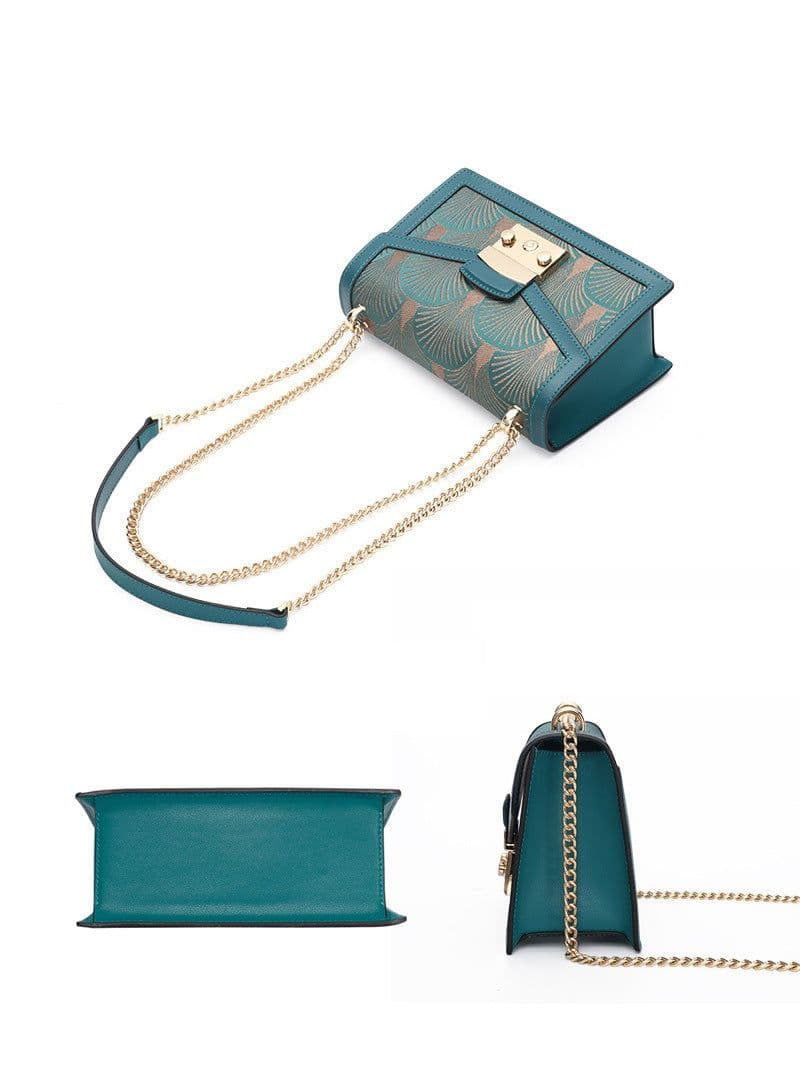 image-Women's Fashion Artistic Chinese Style Embroidery Leather Message Bag
