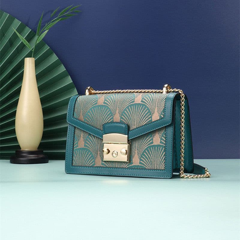 image-Women's Fashion Artistic Chinese Style Embroidery Leather Message Bag