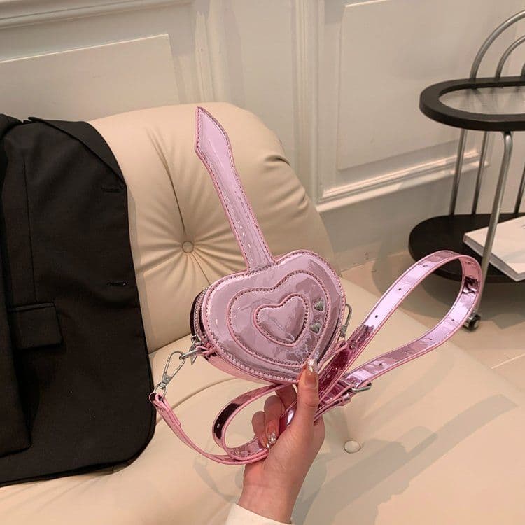 image-Women's Fashion Creative Heart Crossbody Bag