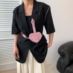 image-Women's Fashion Creative Heart Crossbody Bag