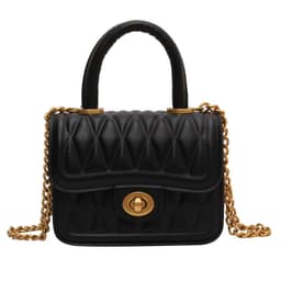 image-Women's Fashionable Versatile Diamond Chain Shoulder Crossbody Bag