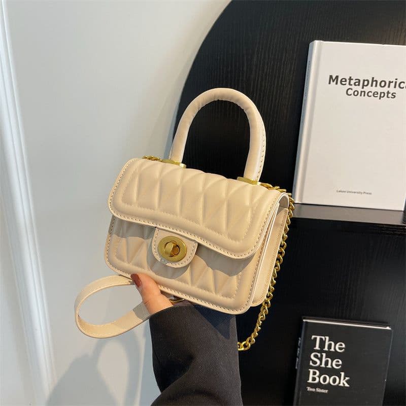 image-Women's Fashionable Versatile Diamond Chain Shoulder Crossbody Bag