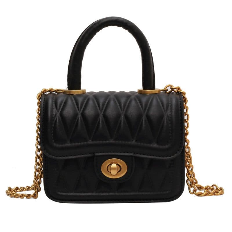 image-Women's Fashionable Versatile Diamond Chain Shoulder Crossbody Bag