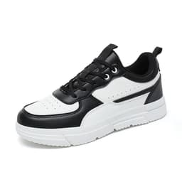 image-Leather Surface Sports Male Soft Bottom Running Shoes