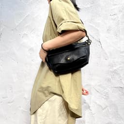 image-Genuine Leather Women's Bag Hand Vegetable Tanningc First Layer Cowhide