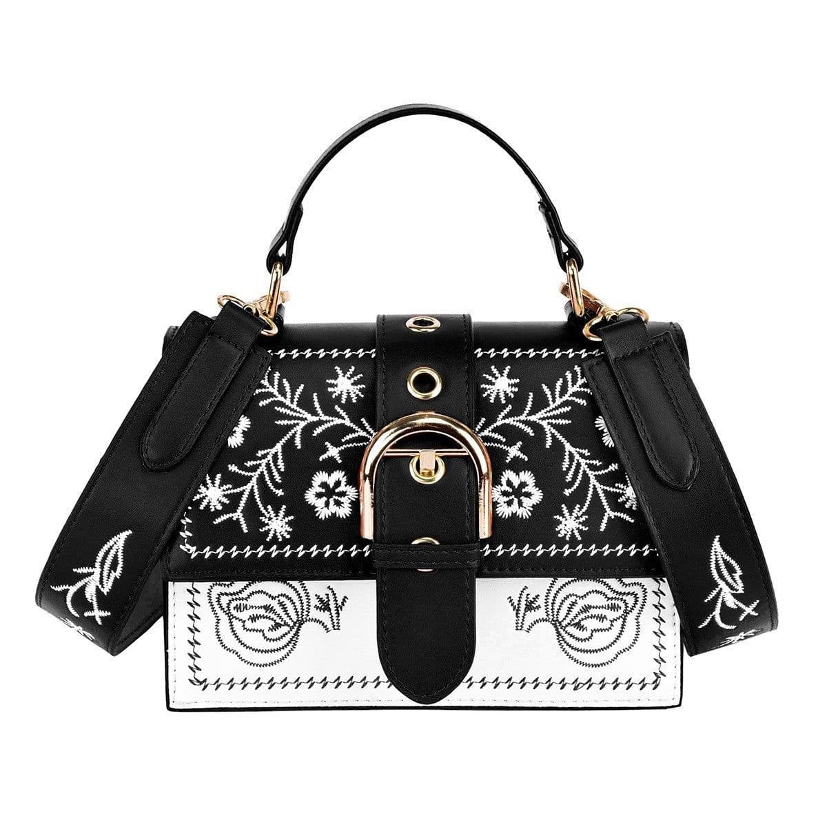 image-New Ethnic Style Graffiti Printing Fashion Shoulder Messenger Bag