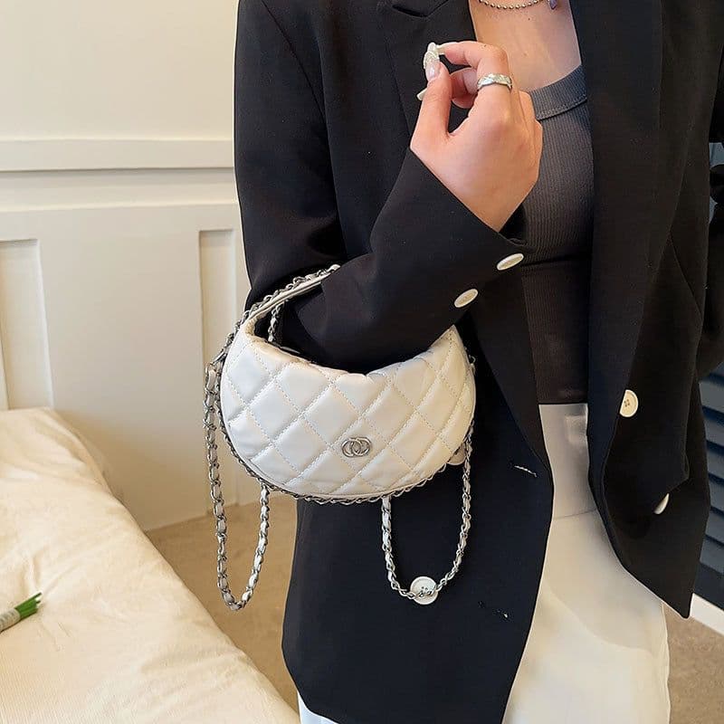 image-Rhombus Chain Handbag Women's Summer Messenger Bag