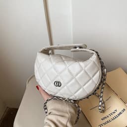 image-Rhombus Chain Handbag Women's Summer Messenger Bag
