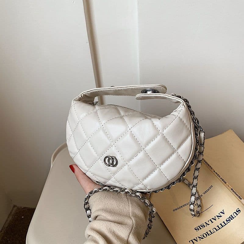 image-Rhombus Chain Handbag Women's Summer Messenger Bag