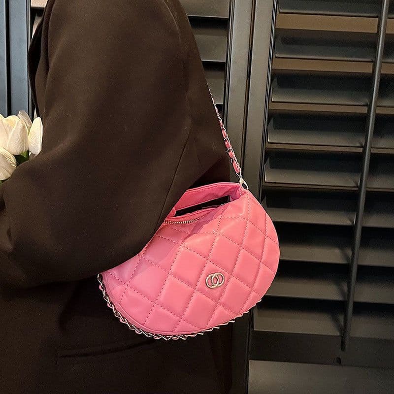 image-Rhombus Chain Handbag Women's Summer Messenger Bag