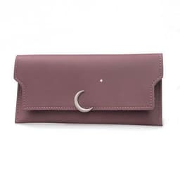 image-Star Moon Rivet Zipper Soft Leather Coin Wallet