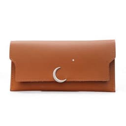 image-Star Moon Rivet Zipper Soft Leather Coin Wallet