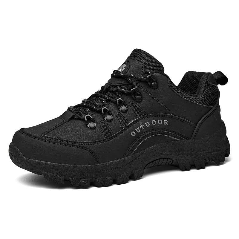 image-Boots Men's Autumn And Winter Outdoor Sneakers Leather Low-top Hiking Shoes Small Wholesale Delivery