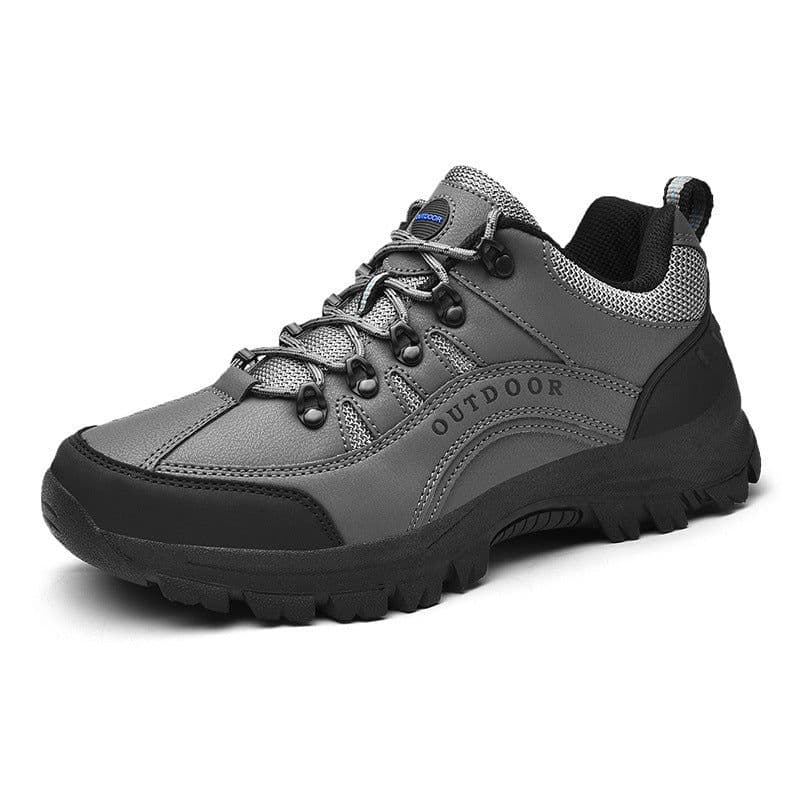 image-Boots Men's Autumn And Winter Outdoor Sneakers Leather Low-top Hiking Shoes Small Wholesale Delivery