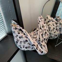 image-Women's Fashionable Simple Niche Printed Underarm Shoulder Messenger Bag