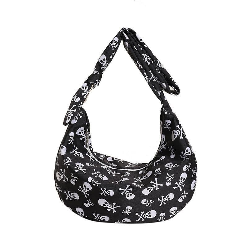 image-Women's Fashionable Simple Niche Printed Underarm Shoulder Messenger Bag