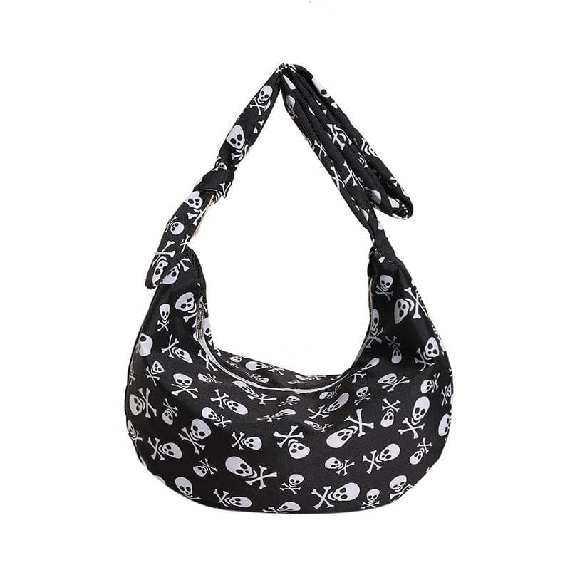 image-Women's Fashionable Simple Niche Printed Underarm Shoulder Messenger Bag