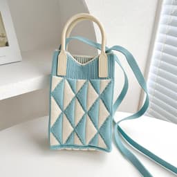 image-Love Mini Knit Shoulder Crossbody Bag