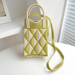 image-Love Mini Knit Shoulder Crossbody Bag