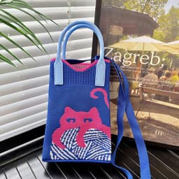 image-Love Mini Knit Shoulder Crossbody Bag